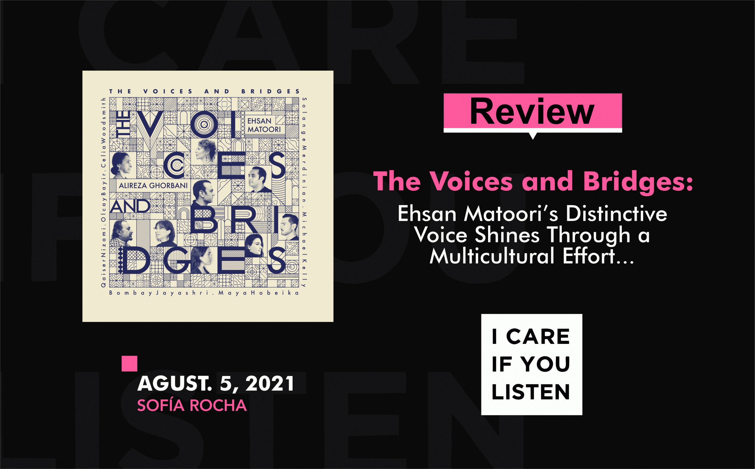 The Voices and Bridges: Ehsan Matoori’s Distinctive Voice Shines Through a Multicultural Effort